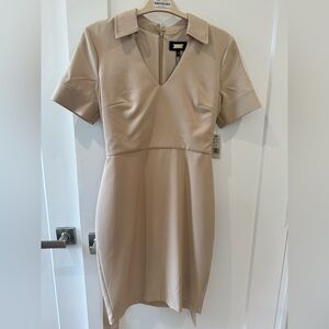 BNWT Alexia Admor Cream V-Neck Dress
